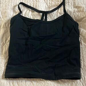 Black Women's workout Top